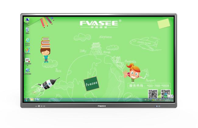 FVASEE IWB 75 Inch 4K Smart White Board Interactive Touch Flat Panel School Meeting Training IFP Machine