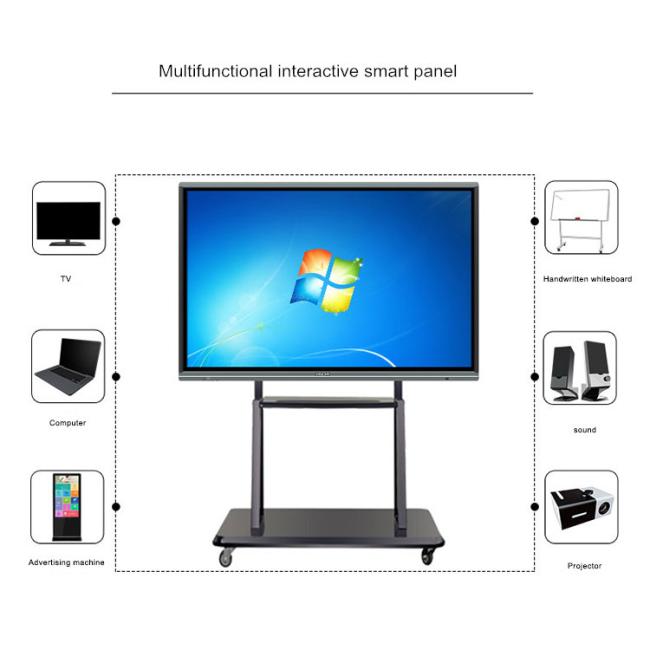 New Classroom Smart Solution Infrared Touch Screen 75 Inch LCD Interactive Digital Board