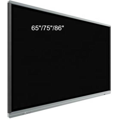 China School  Classroom Smart Interactive Board For Teaching 75 Inch Infrared Touch Screen LCD for sale