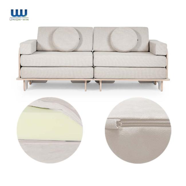 Modular Play Sofa with Wooden Frame