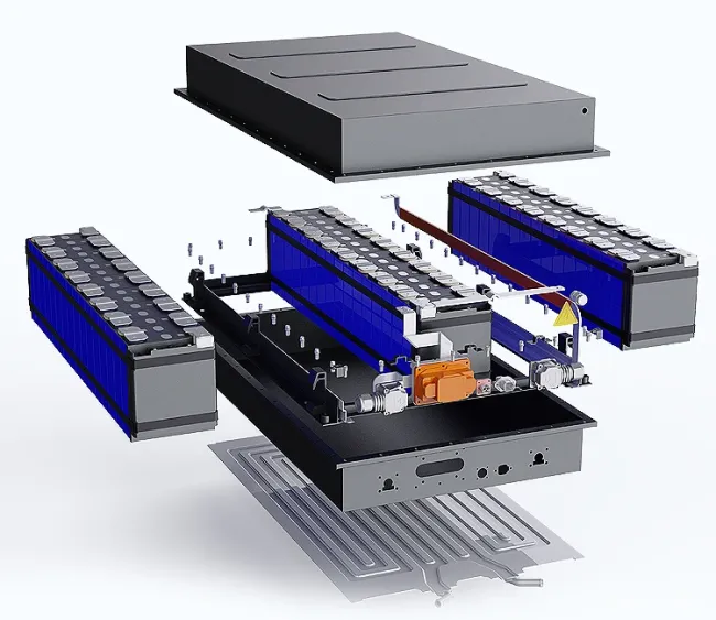 New Electric Car Battery 360V 400V 500V EV Trailer LiFePO4 Battery, 600V 50kwh 100kwh Standard EV Lithium Battery