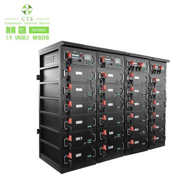 Chine Lithium 100Ah Ion Battery Pack 40kWh RS485 à haute tension solaire de LFP à vendre