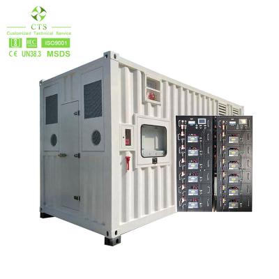 China Litio profundo Ion Battery Pack del ciclo 96v192v 384v Lifepo4 100kwh 200kwh 300kwh en venta