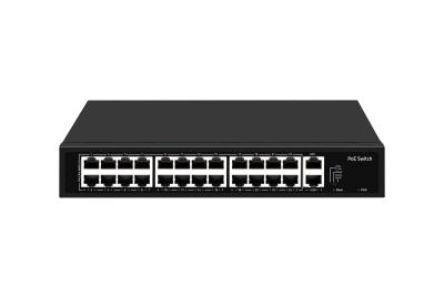 China 26 Port IEEE802.3at PoE Ethernet Switch Uplink Port 10M 100M for sale