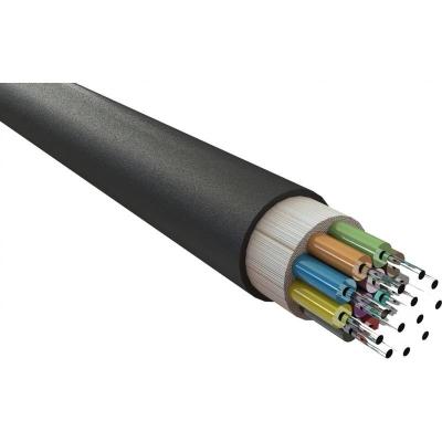 China GYFTY Aerial  Fiber Optic Cable with FRP Strength Member 24 Core PE sheath G652D for LAN communication for sale