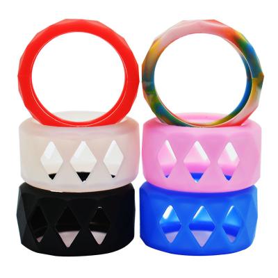 China Food Grade Vape Silicone Ring / Silicone Rubber Bands Colorful 25mm Ecigarette for sale