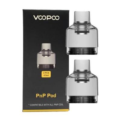 China Voopoo Pnp Replacement Empty Pod Cartridges 2pcs 4.5ml 2ml for sale