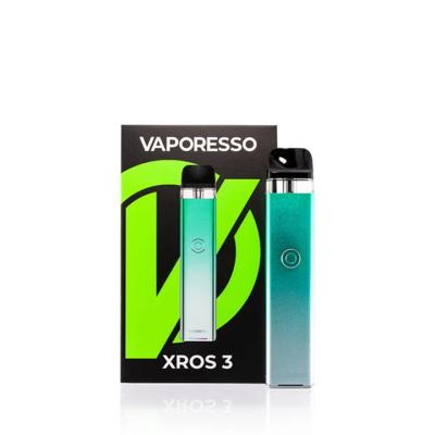 China Vaporesso XROS 3 Pod Kit 1000mAh 2ml Xros 3 Cartridge 0.6ohm 1.0ohm Mesh Pod Cartridges for sale