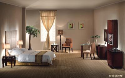 Chine Les meubles antiques de chambre à coucher d'hôtel de tapisserie d'ameublement de tissu placent le service d'OEM d'ODM à vendre