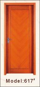 China Gelaimei Customized Hotel Guest Room Doors With Frame Cheery Color for sale