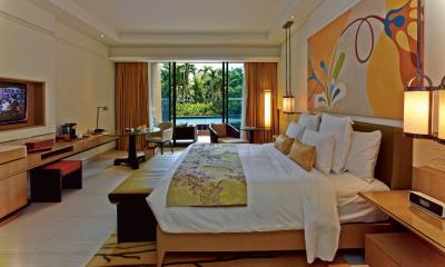 Chine Le Roi orange Size Bedroom Furniture de meubles de villa de tissu de l'approbation ISO14001 à vendre