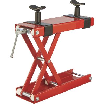 China 1000lbs Dirt Bike Hydraulic Lift Motorcycle Scissor Lift Table With Adapters for sale