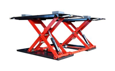 China 1000mm Middle Rise Car Scissor Lift Pneumatic Lock for sale