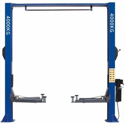 China Lift Height 74.8'' 2 Post Hoist Clear Floor Single Side Lock Release for sale