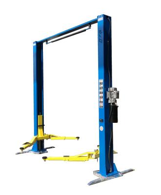 China 4000kg 2 Post Clear Floor Car Hoist Lift Height 1900mm for sale