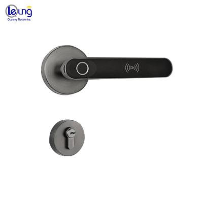 China Upgrade Your Home Security with Tuya Fingerprint Key USB Port Door Handle Lever Lock for sale