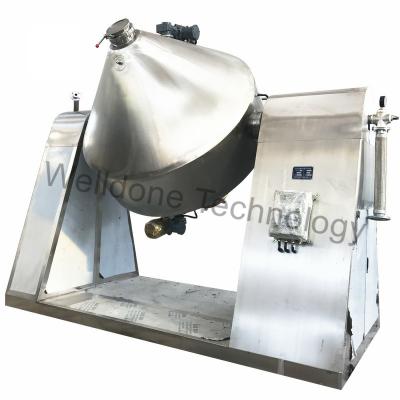 China High Effective Dry Powder Double Cone Mixer For Plastic Compounding Mixer for sale