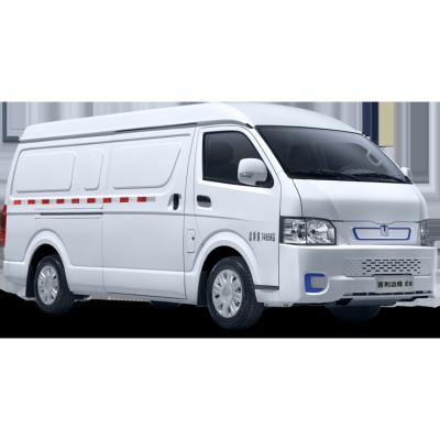 China Pictures Remote E6 2022 Four Door Two Seats Van Transporter Fast Charging Electric Van For Logistics Transport for sale