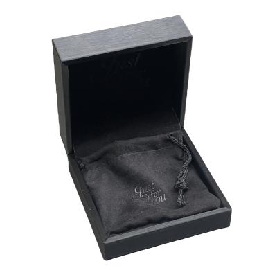 China Customized Luxury Black PU leather Watch Box for sale
