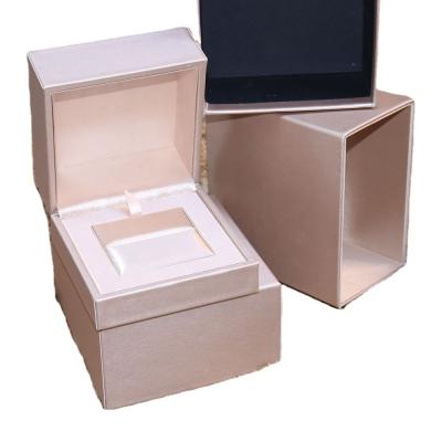 China Customized Luxury PU leather Ring Box/ Bracelet Box for sale