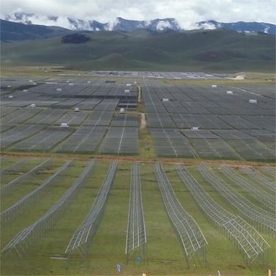 China Sistema de montagem fixa GQ-F, suporte fotovoltaico agrofotovoltaico, aço de alta resistência, montanha, viveiros de peixes, fazendas à venda