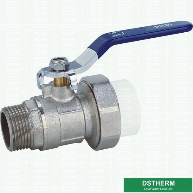 Ppr Male Union Ball Valve High Pressure Strong Quality Water Flow Control 0