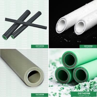 China Gray Color Plastic Composite Ppr Pipe 110mm Ppr Aluminum Composite Pipe For Heating System for sale