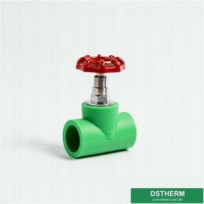 China PPR Stop Valve Concealed Stop Valve Multi Color Plastic Stop Valve Heat Insulation for sale