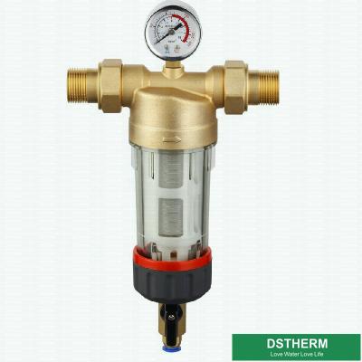 Китай С цветом латуни соединения Ppr извлеките Пре-фильтр очистителя воды ржавчины Backwash всеобщая установка Prefilter продается