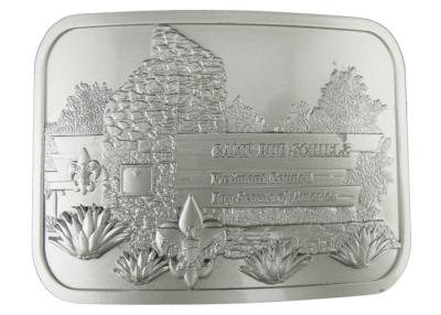 China Zinc Alloy / Pewter Metal 3D Boy Scouts of America Belt Buckle without Enamel for Awards, Sport Meeting, Souvenir for sale