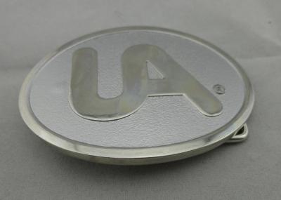 China Mat - Gold, Mat - Nickel / Gold Plated UA Belt Buckle / Custom Made Buckles without Enamel for sale