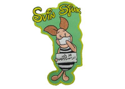 China 2D Remendo do bordado de Svin, remendos personalizados do bordado para vestuários, brinquedos, bolsas à venda