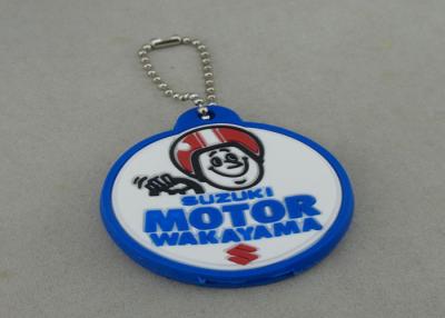 China Promotional PVC Keychain , Colorful PVC Badge For Bag Zipper for sale