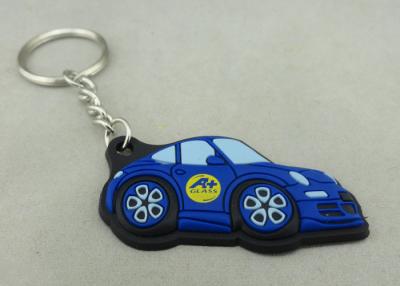China Customized Colorful PVC Keychain , 3D Soft PVC Promotional Key Tag for sale