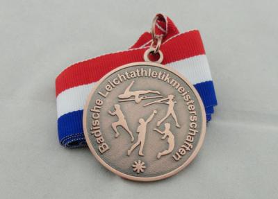 China 50 milímetros 3D grabaron las medallas de la cinta, medalla del recuerdo del Triathlon con la cinta del cuello en venta