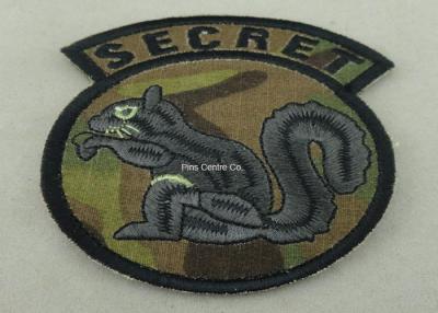 China Cotton Thread Embroidery Patches For Clothes , Military Emblem Badge for sale
