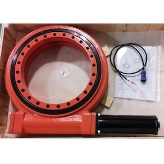 China SE5 Electric Slew Drive Self Locking Stepper Motor Slewing Ring Drive for sale