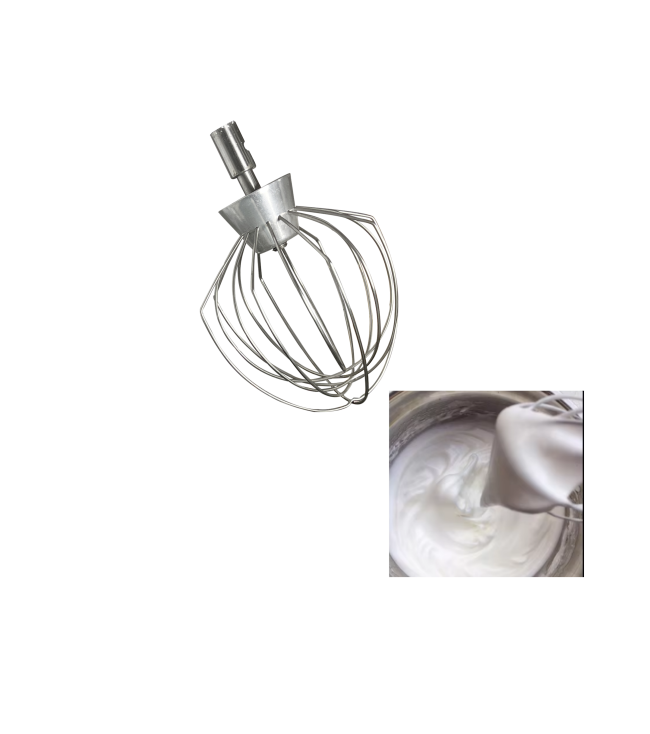 Egg whisk attachment