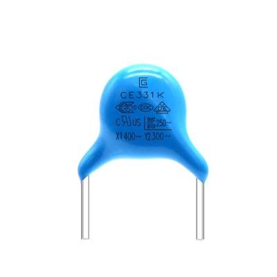 China 331K 300VAC Y2 Safety Capacitor Low Loss  For Antenna Coupling / Bypass Circuit for sale