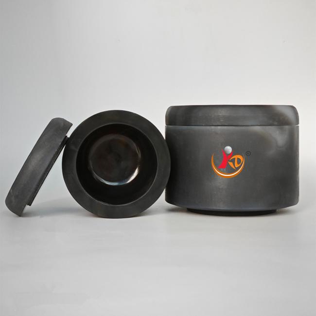 Agate Grinding Bowl with Lid and Seal Ring Comfort mill Jars for pulverisette 6