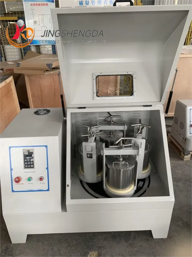 110V/220V Lab Planetary Ball Mill Machine for Nano Powder Grindign with Zirconia Milling Jars