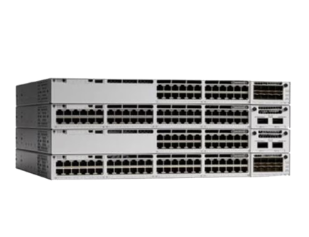 Cisco Catalyst 9300X C9300L-48T-4X Switch front view showing port configuration