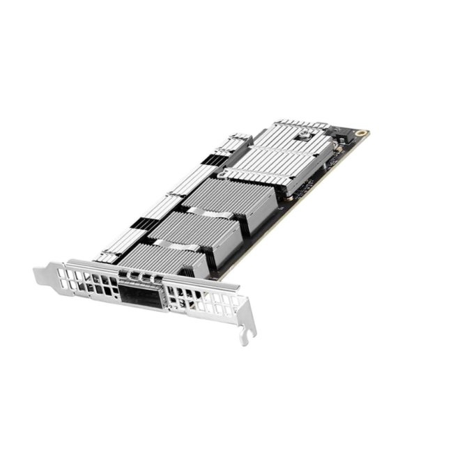 NVIDIA Mellanox MCX75310AAC-NEAT Network Interface Card - Side View