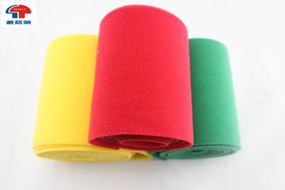 Chine Tissu de boucle d'affichage de polyester, attache de brossage colorée de boucle de crochet de modèle pour le vêtement à vendre