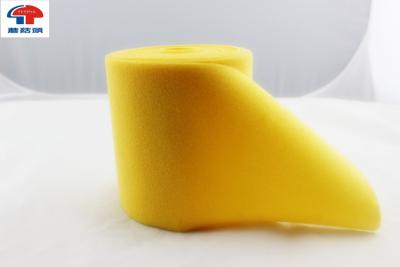 China Yellow Nylon Loop Fabric for sale
