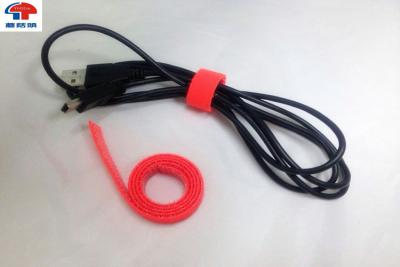China Self - locking Data Hook Loop Cable Ties , Black Wire Bundle cable tie straps Belt for sale