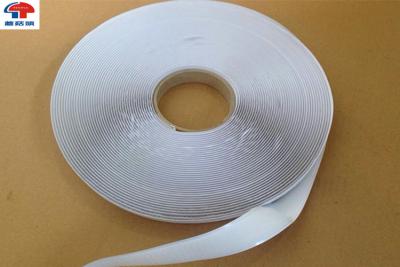 China 25mm Wide Self Adhesive Hook and Loop Tape , White Nylon hook & loop fasteners for sale