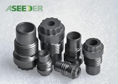 China Hard Alloy Cross Goove Thread Nozzle / Strong Cemented Carbide Nozzle for sale