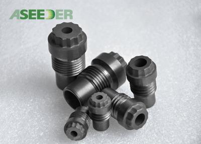 China OEM Tungsten Carbide Spray Nozzle / Black Cemented Carbide Wear Parts for sale