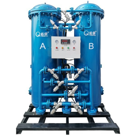Twin Tower Nitrogen Generator With Purity 98% , 6 bar Refrigerated Air Dryer 2